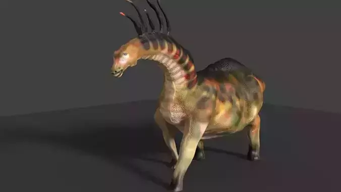 bajadasaurus dinosaur 3D model