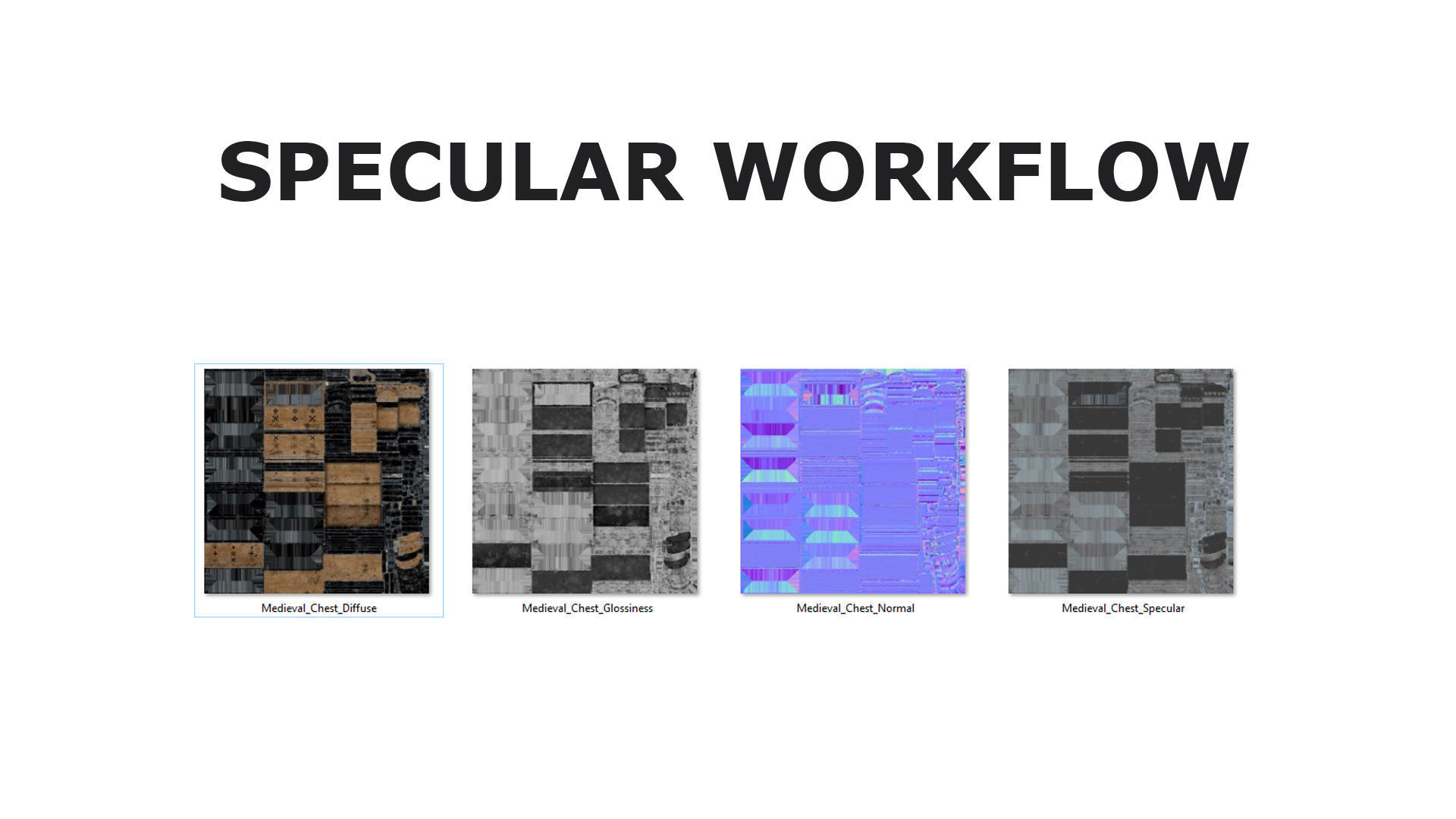 Medieval Chest Low-poly 3D model_14