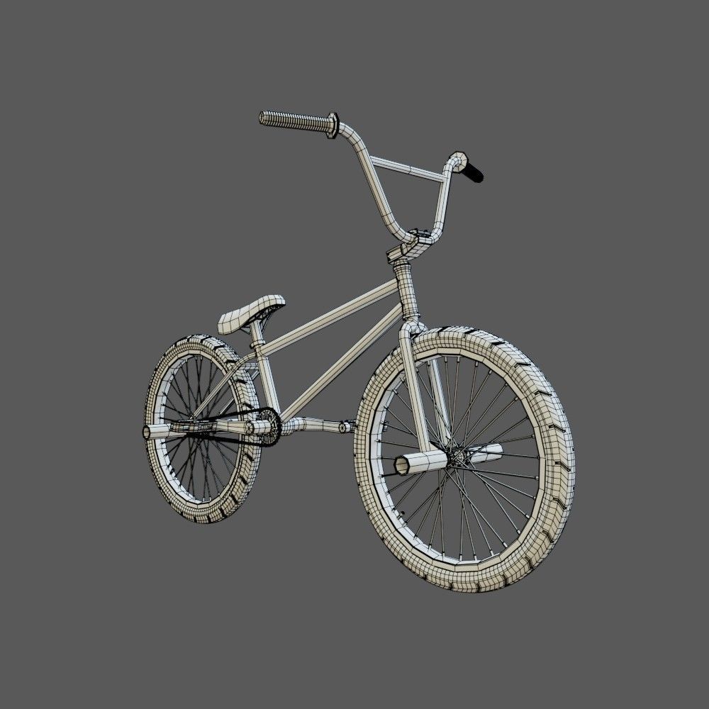 BMX Bike 3D model_8