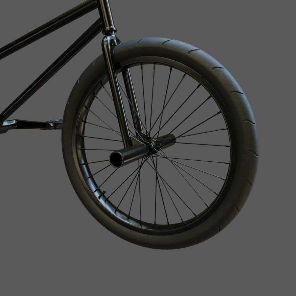 BMX Bike 3D model_5