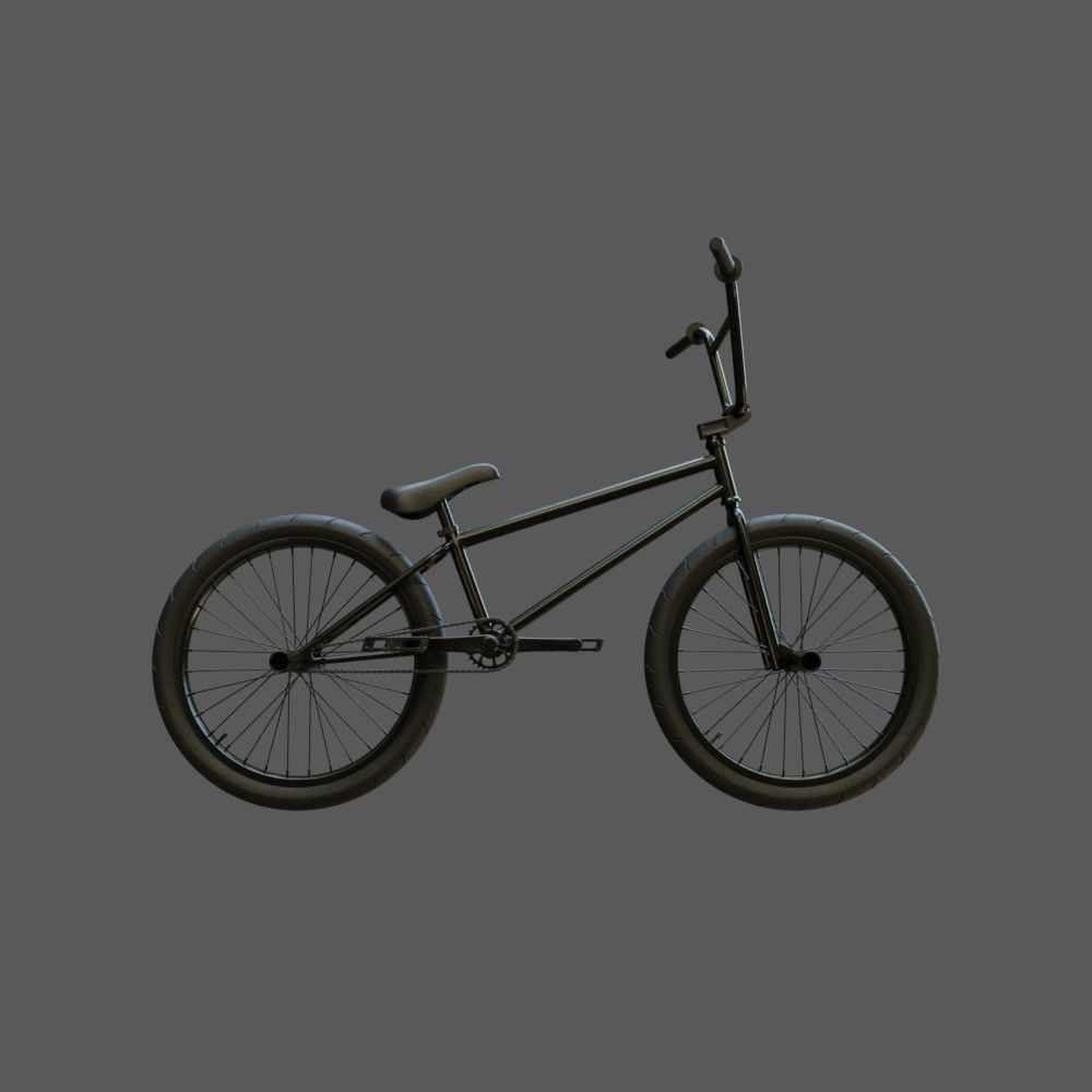 BMX Bike 3D model_2