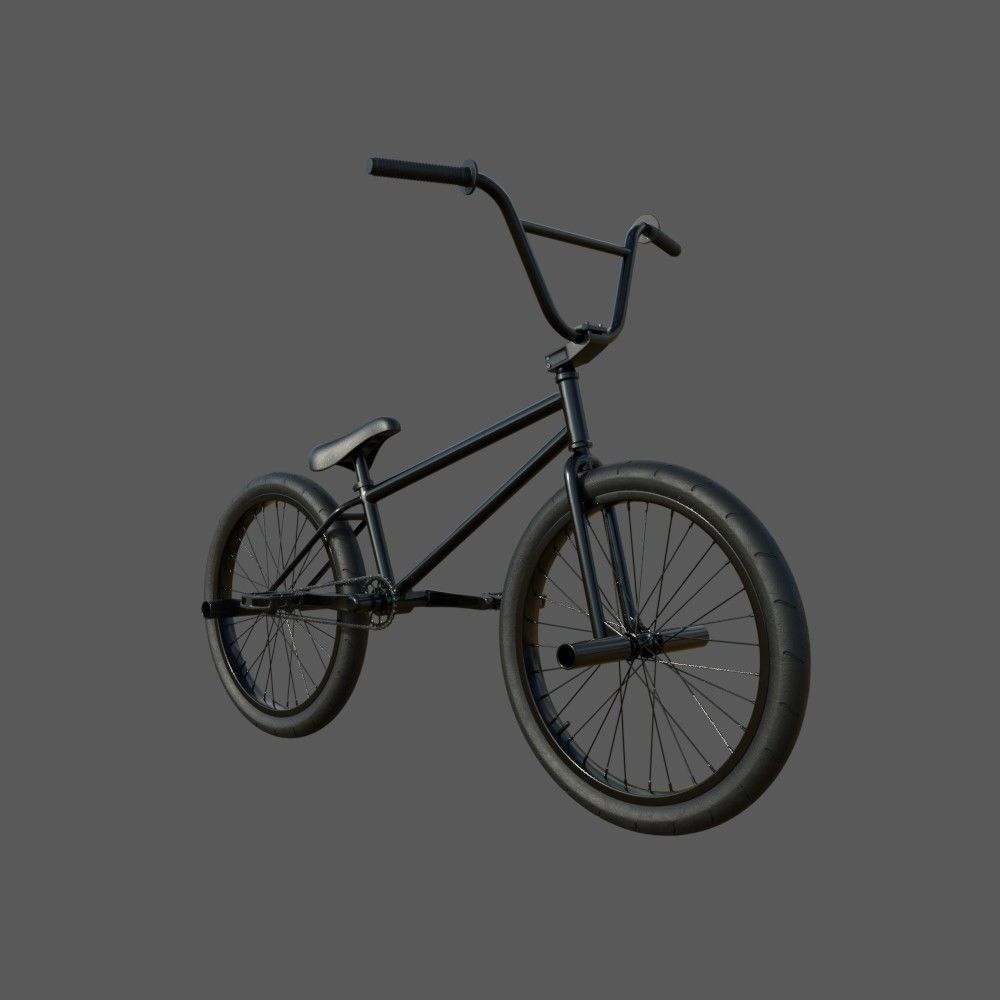 BMX Bike 3D model_1