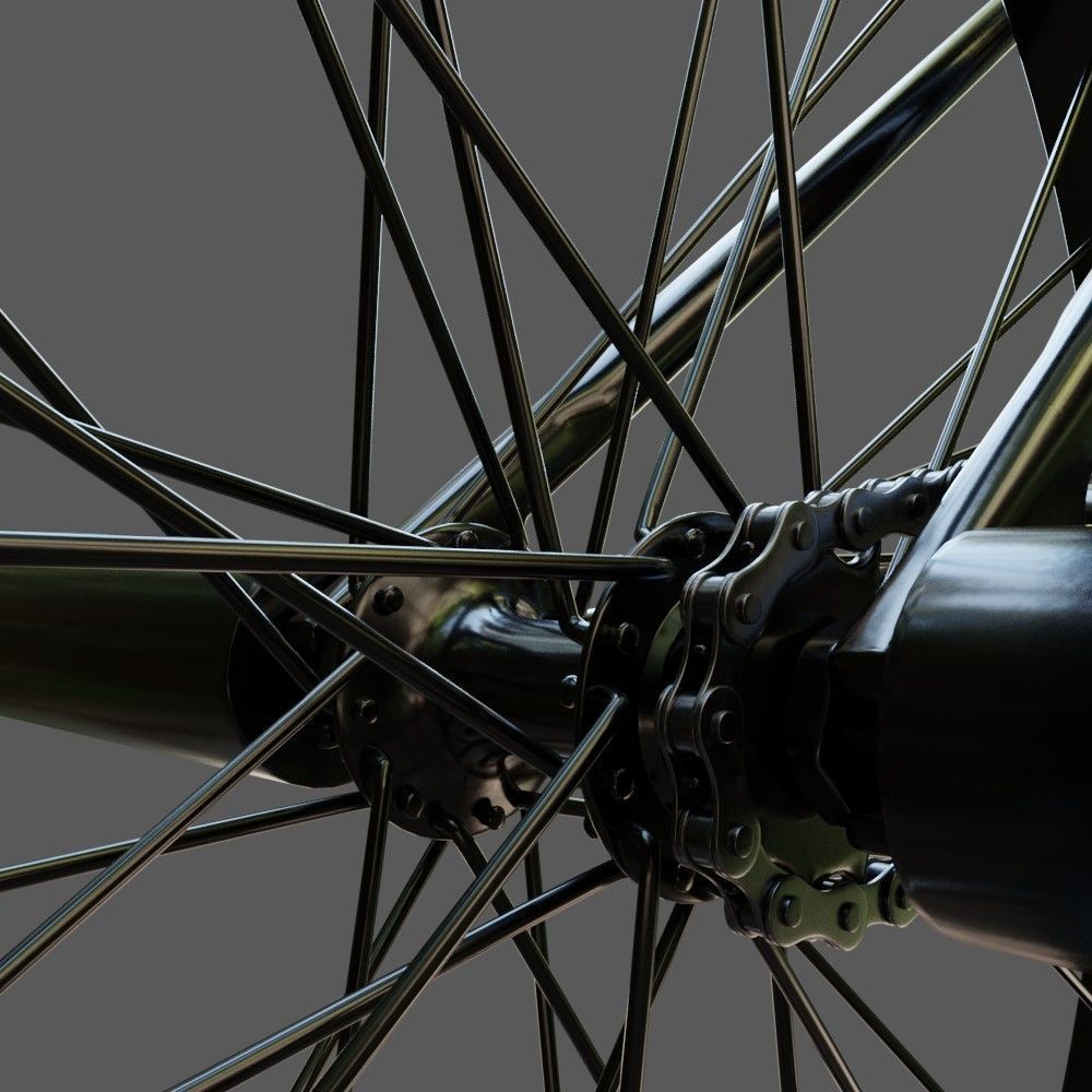 BMX Bike 3D model_7