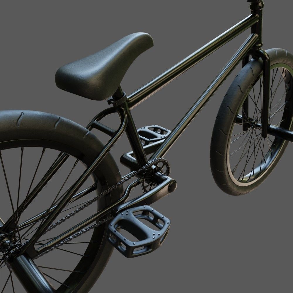 BMX Bike 3D model_6