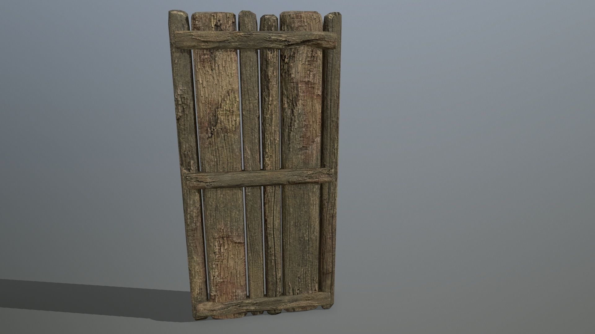 wood and rope Low-poly 3D model_31