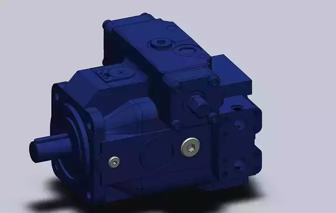 Pump A4VSG 40 Bosch Rexroth 3D model