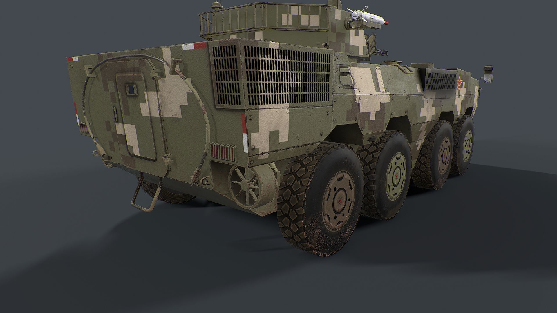 ZBD 08 and ZTL 11 Pack  Low-poly 3D model_3