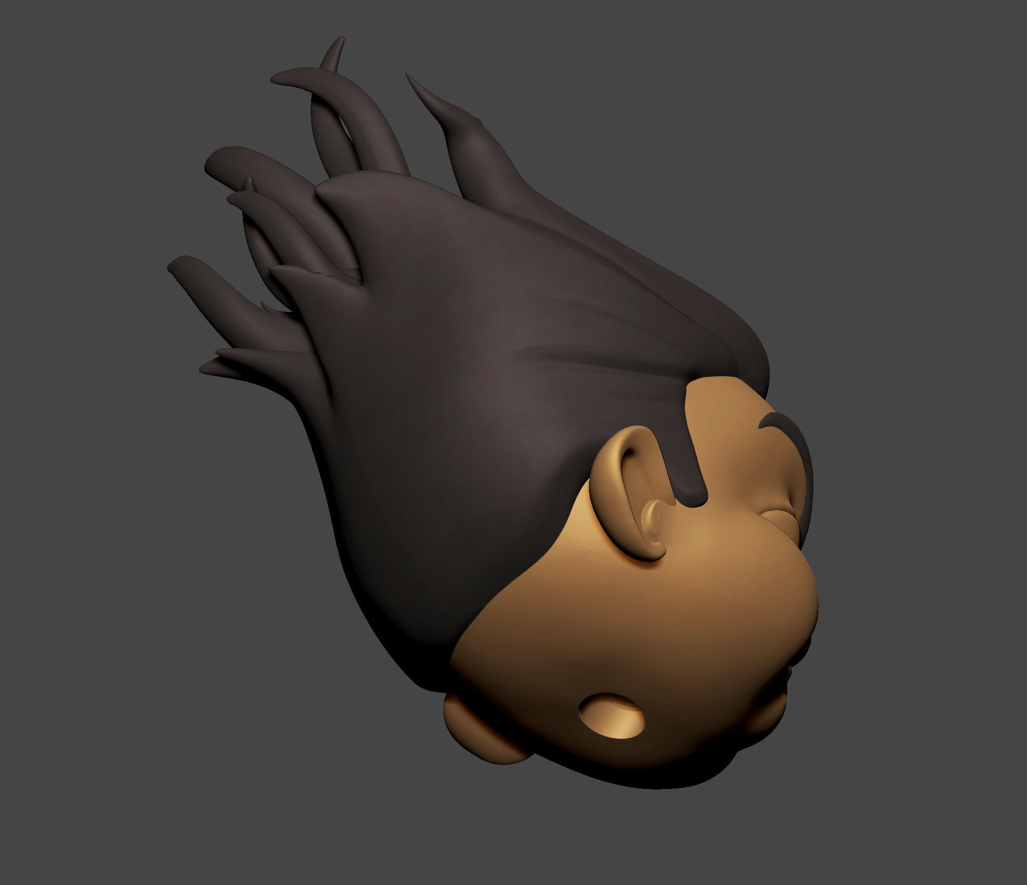 Pooping Boy 3D print model_13