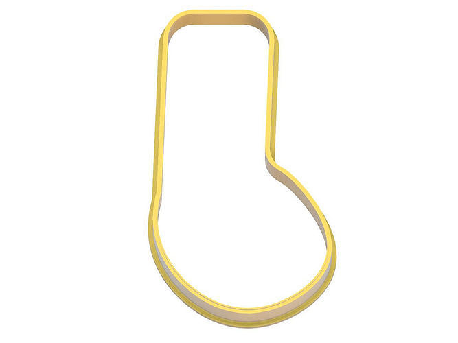 0081 Note 4 cookie cutter 3D print model