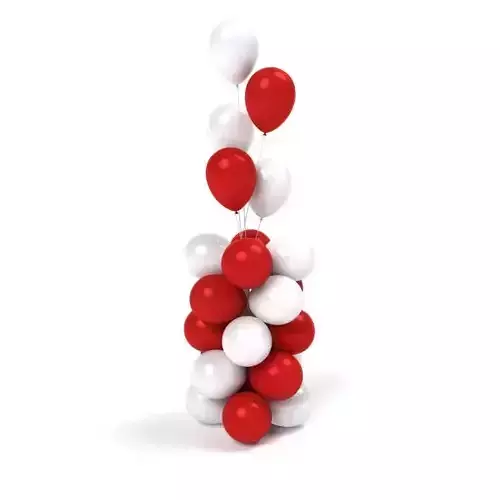 Balloons in vase