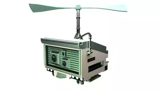 Drone Helicopter 3D model