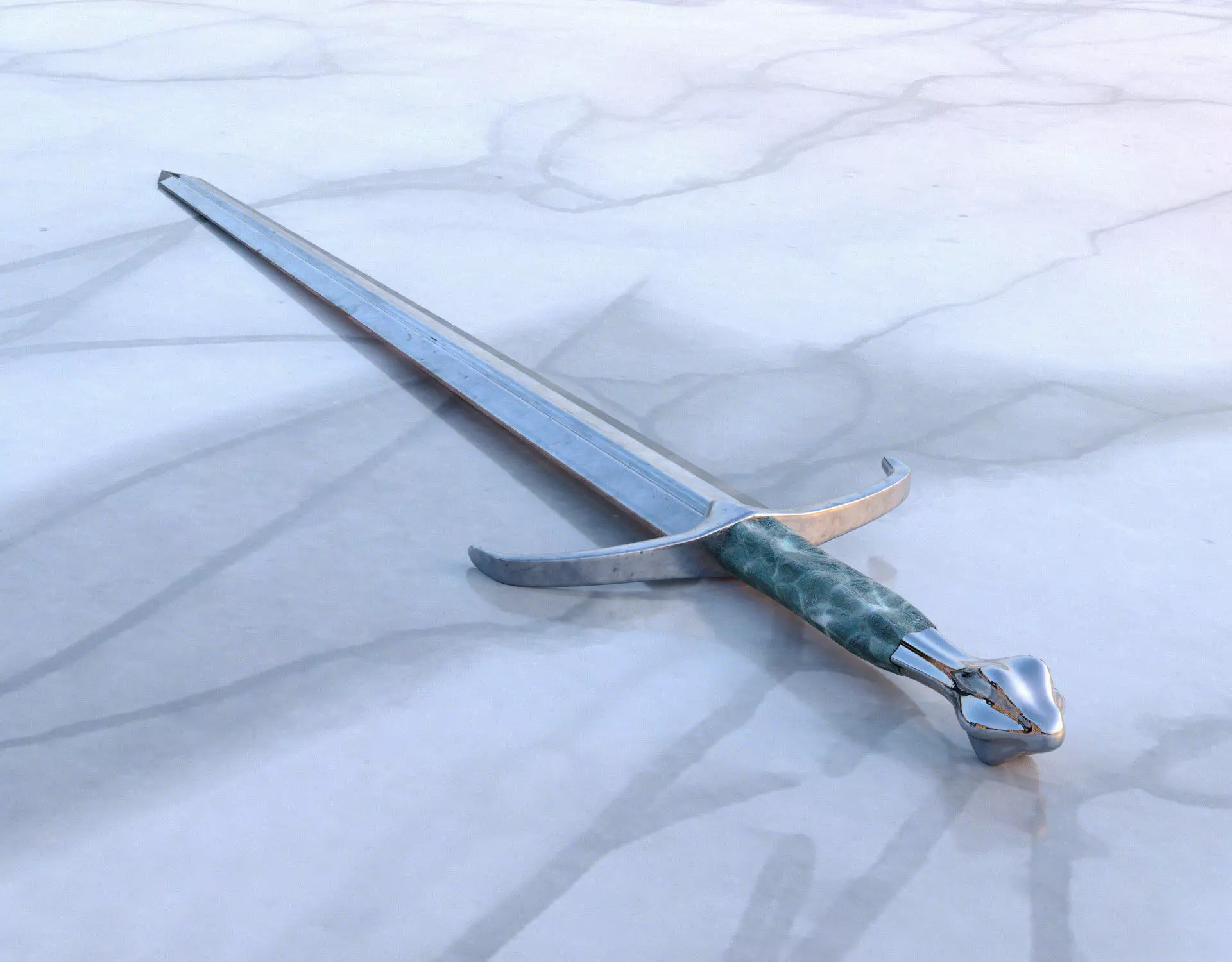 Knight Sword Free 3D model