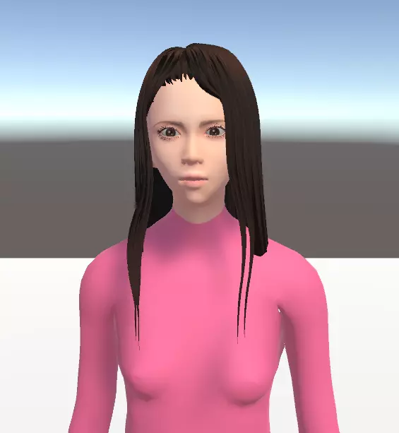 Unity Humanoid Model Female 001 Free 3D model