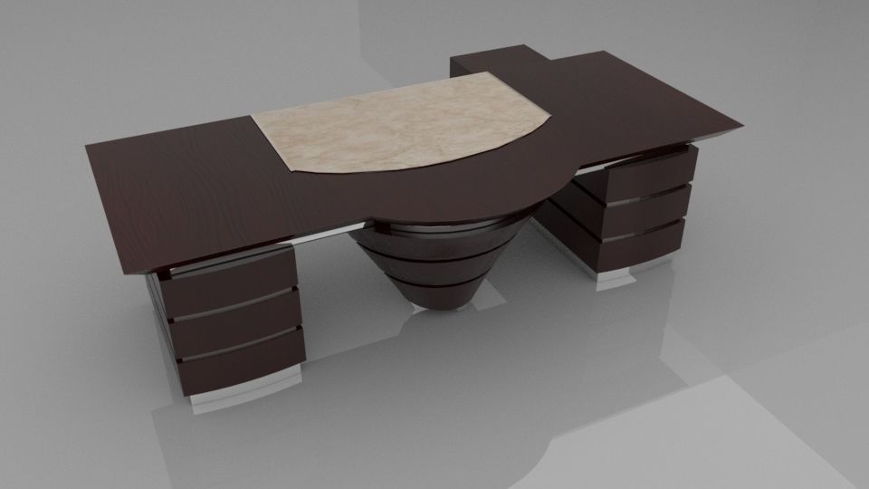 An Elegant Office Table 3D model_6