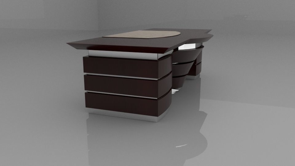 An Elegant Office Table 3D model_5