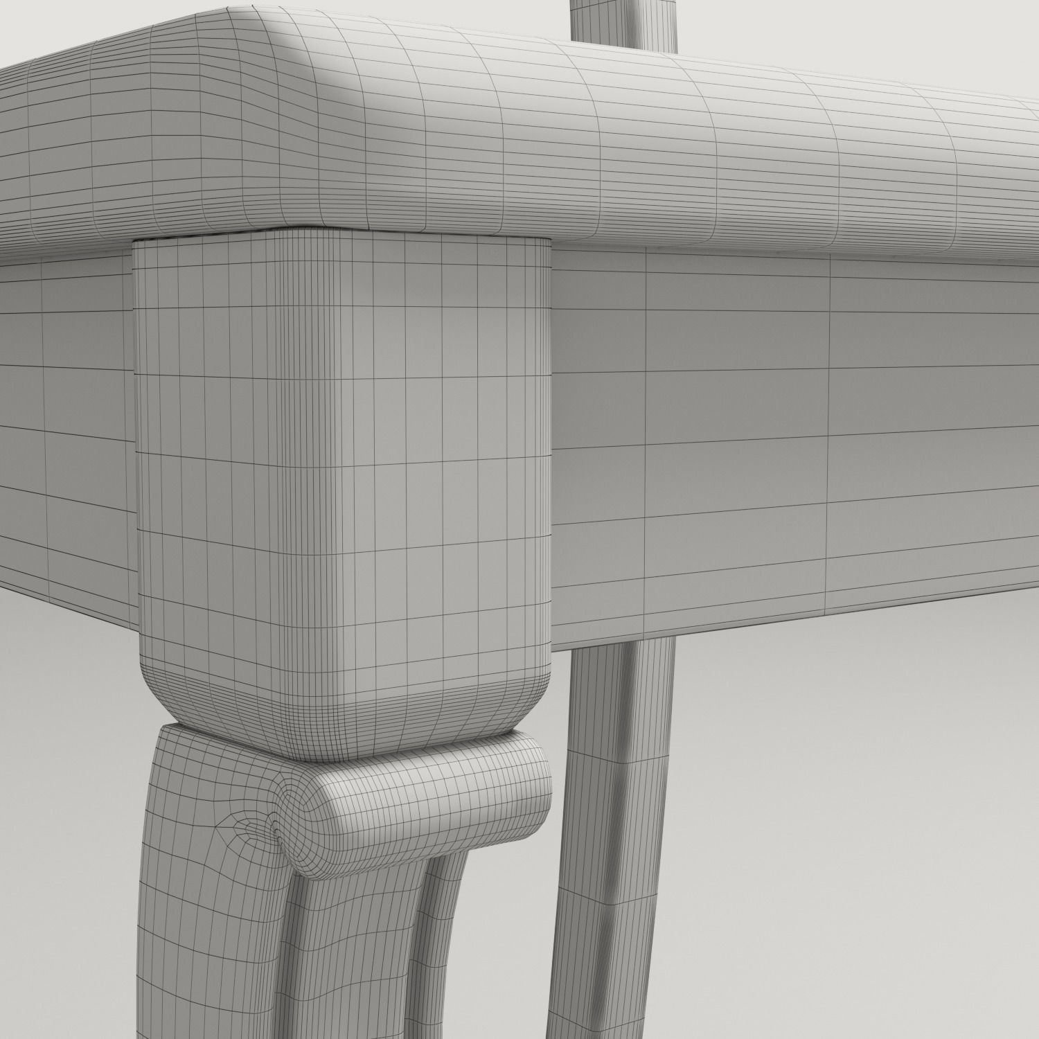 Restoration Hardware Vintage Wooden Chair 3D model_8