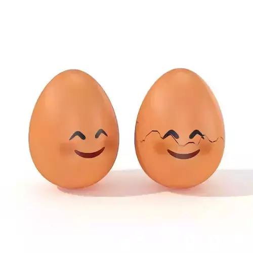 Egg Cracked Emoji N014