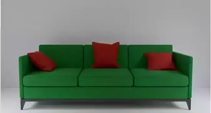 Modern green sofa