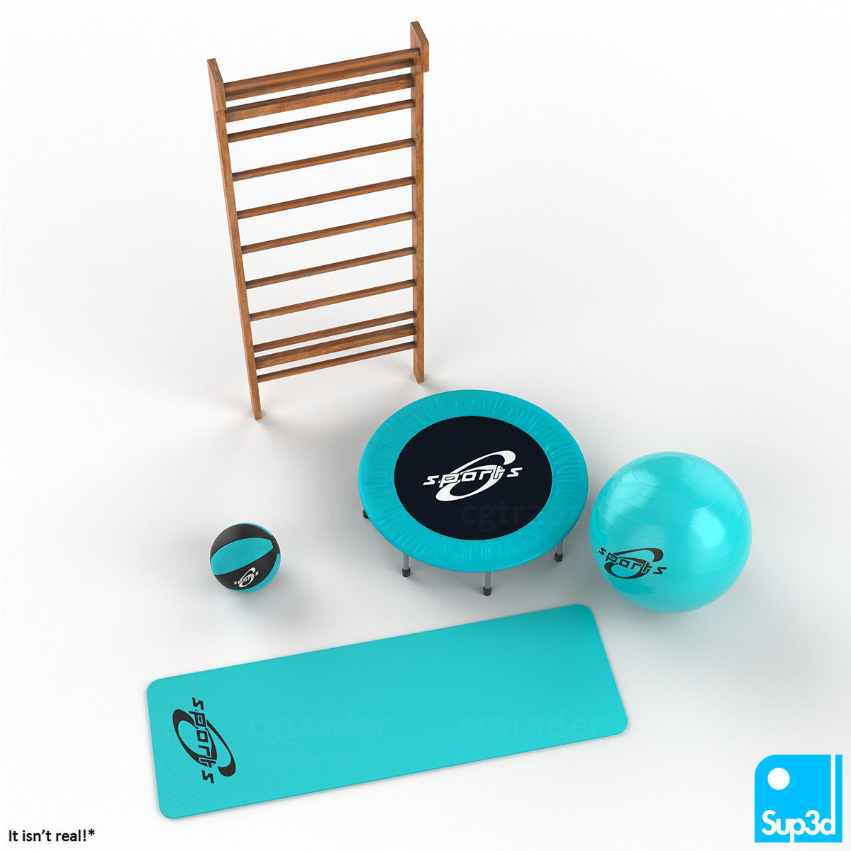 Sports Equipment 3D model_1