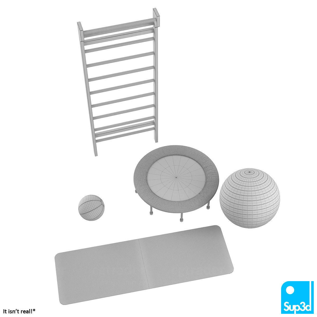 Sports Equipment 3D model_11