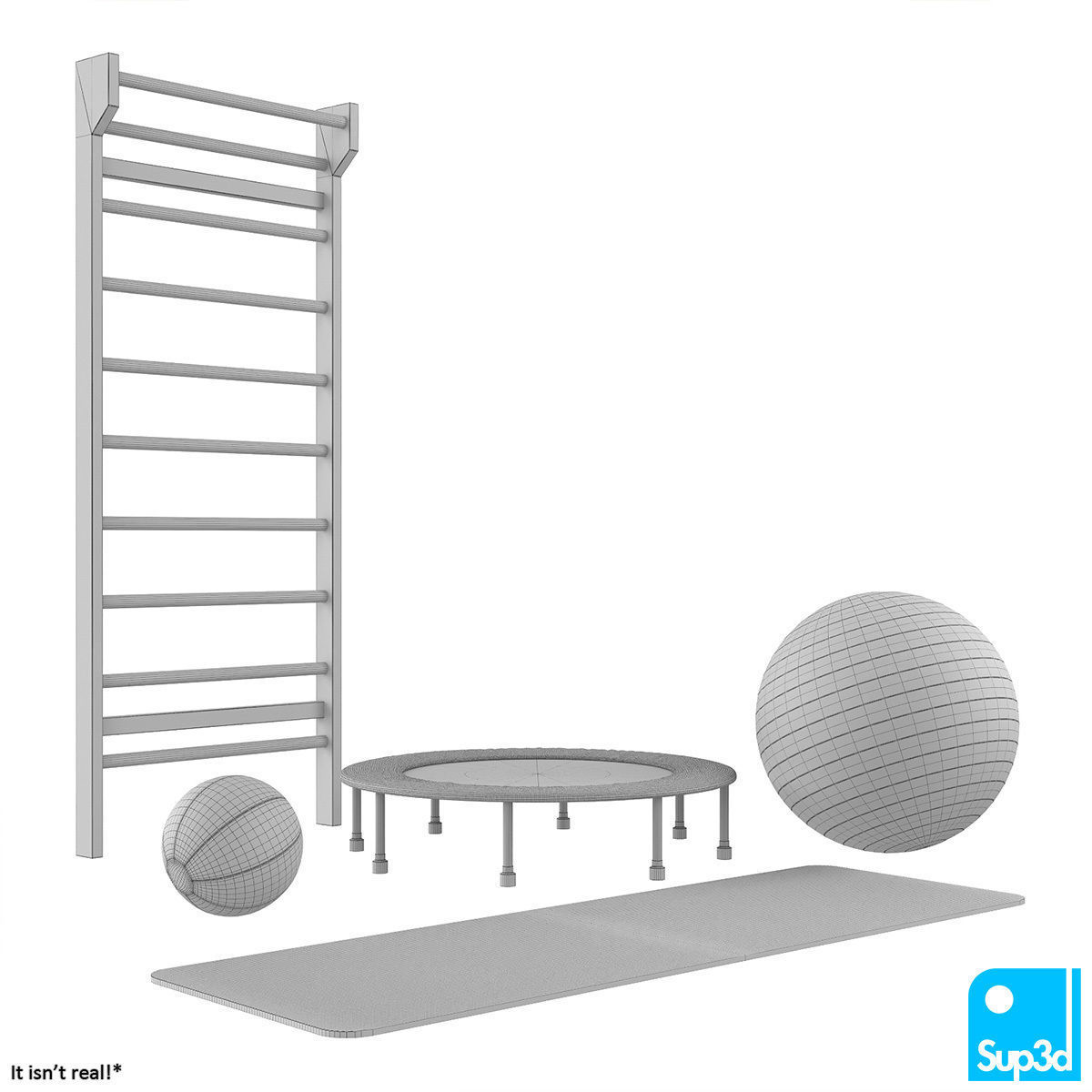 Sports Equipment 3D model_10