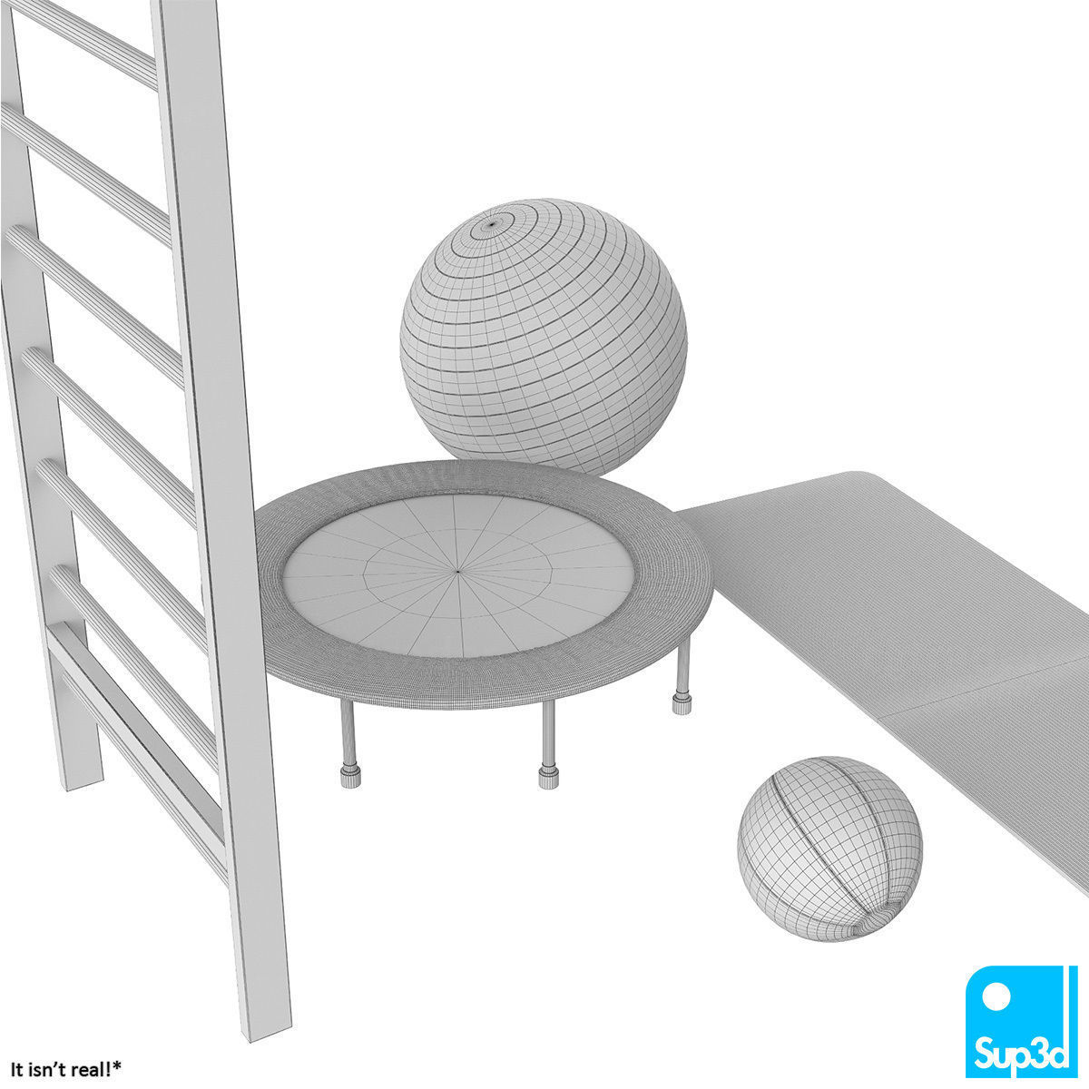 Sports Equipment 3D model_12