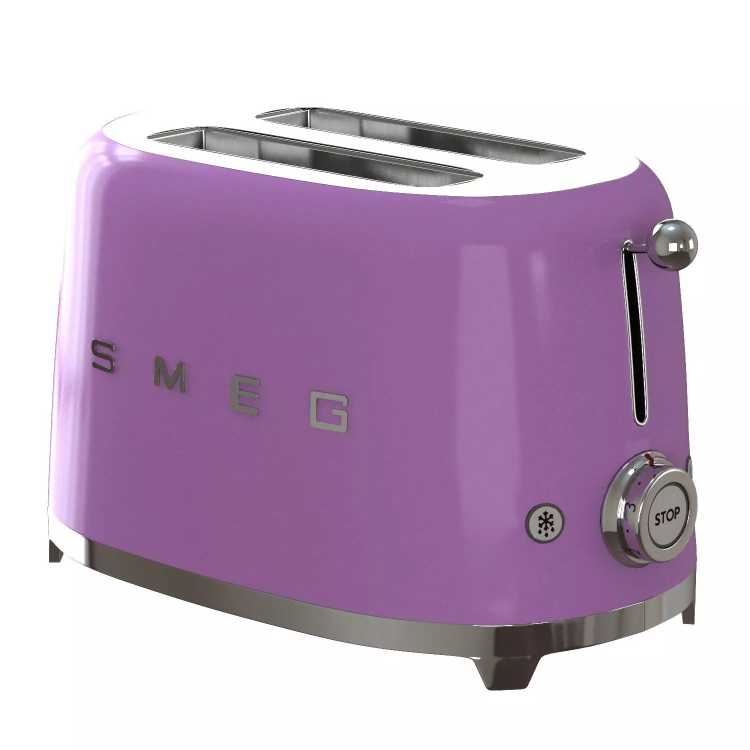 Toaster Smeg Low-poly 3D model_0