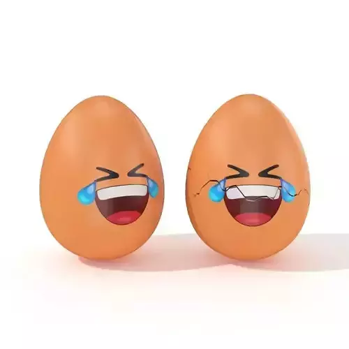 Egg Cracked Emoji N012
