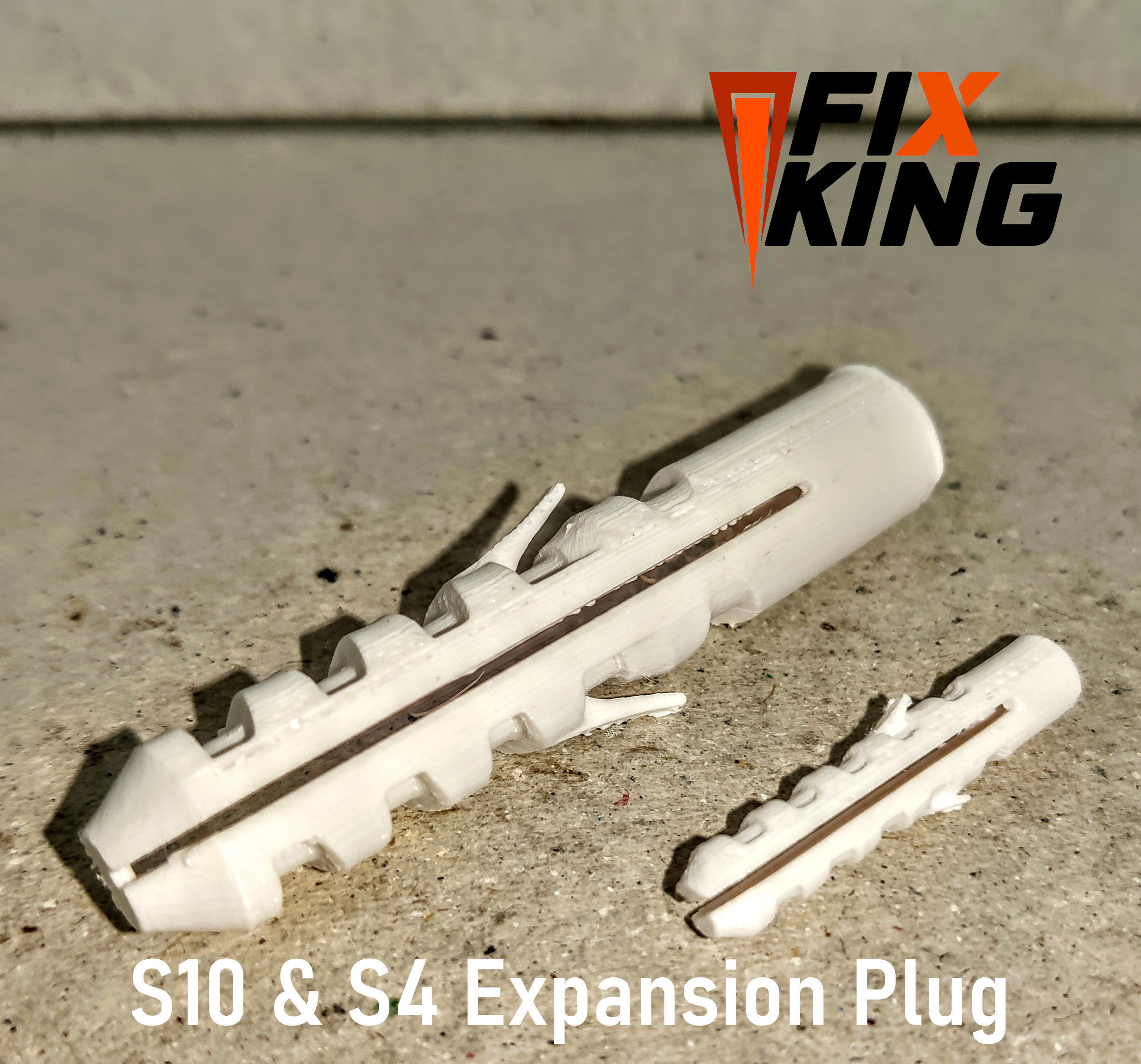 S4-S20 Expansion Plug Set by FIXKING - Gauge 2-24 3D print model_3