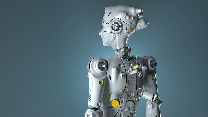 robot woman  3D model
