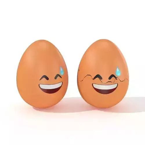 Egg Cracked Emoji N011