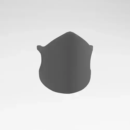 Medical Masks v1 004 Low-poly 3D model