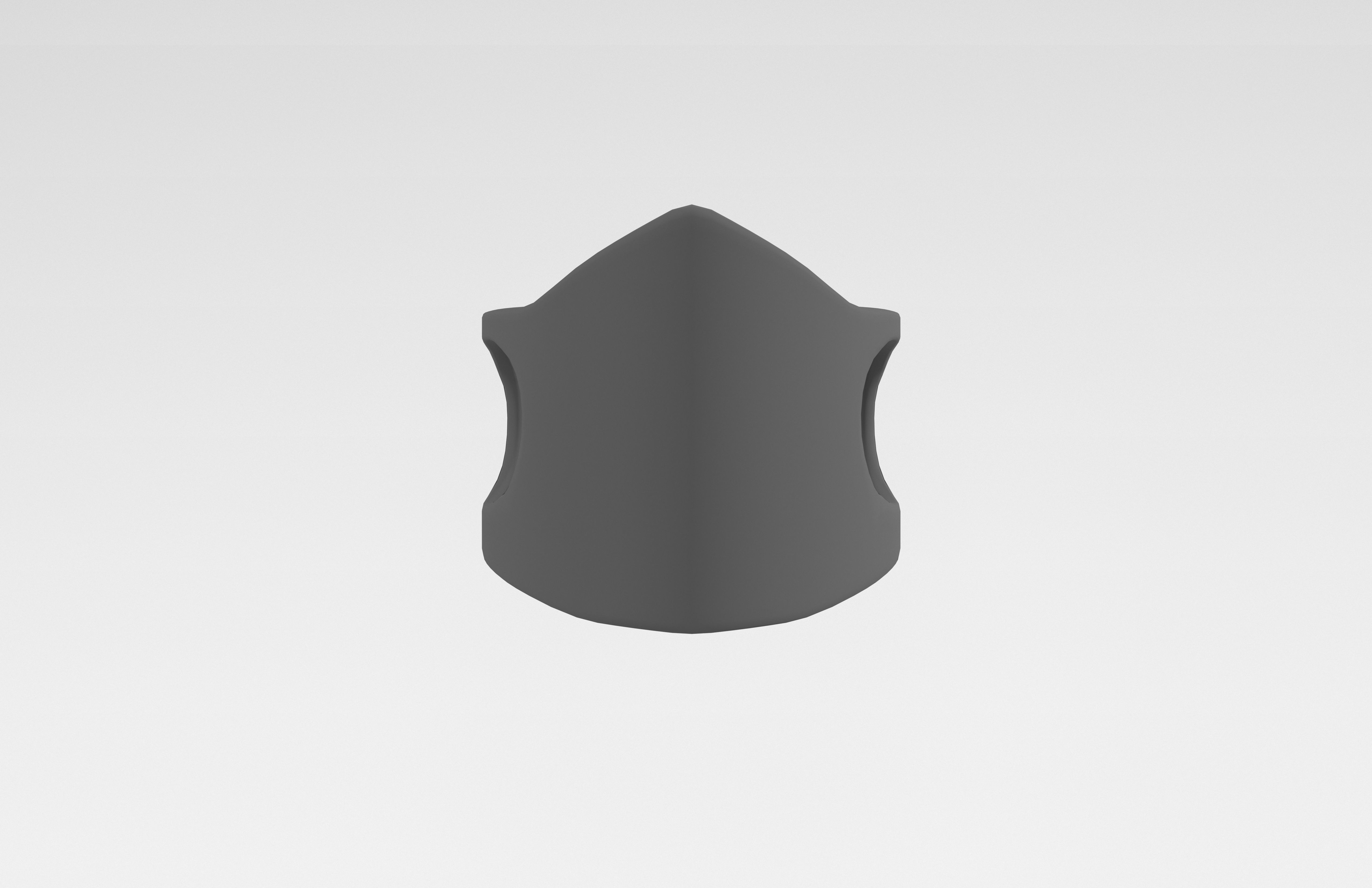 Medical Masks v1 004 Low-poly 3D model_1