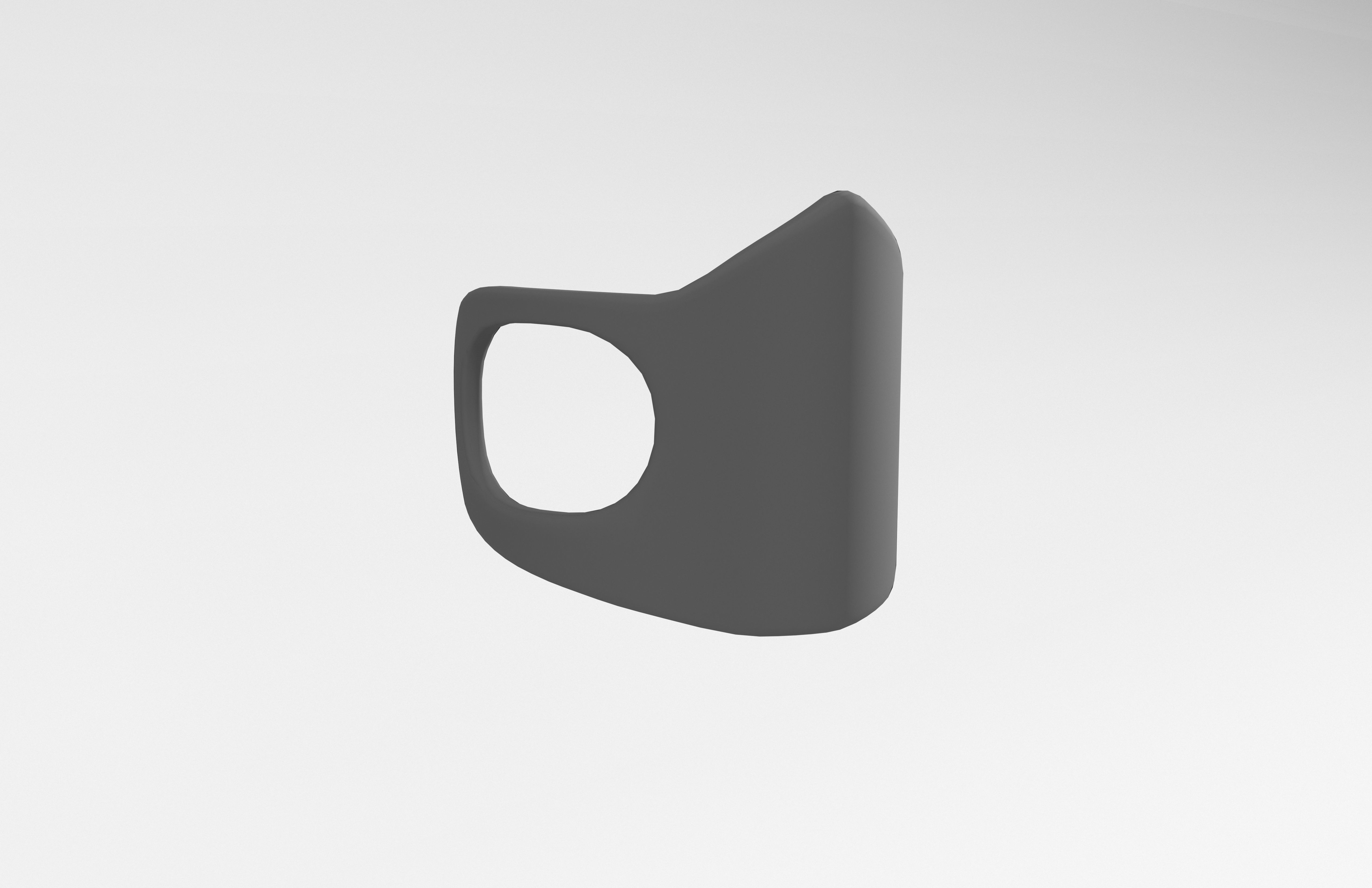 Medical Masks v1 004 Low-poly 3D model_3