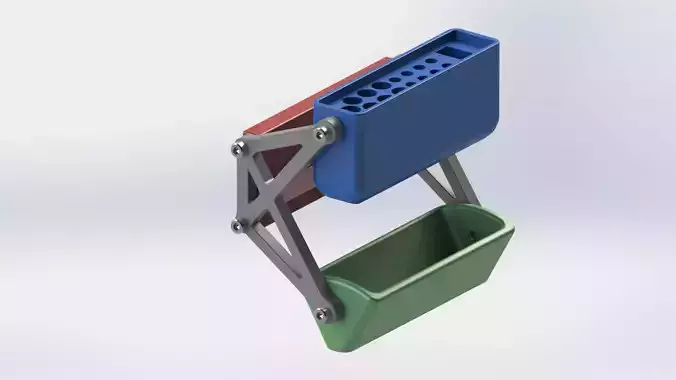 wall mounted storage mount home school edition 3D print model
