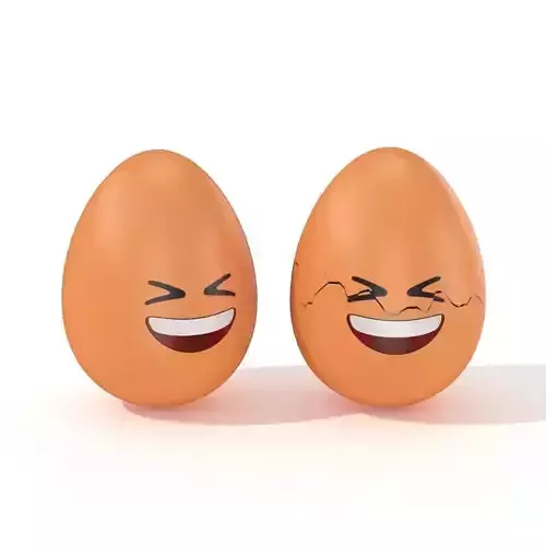 Egg Cracked Emoji N007