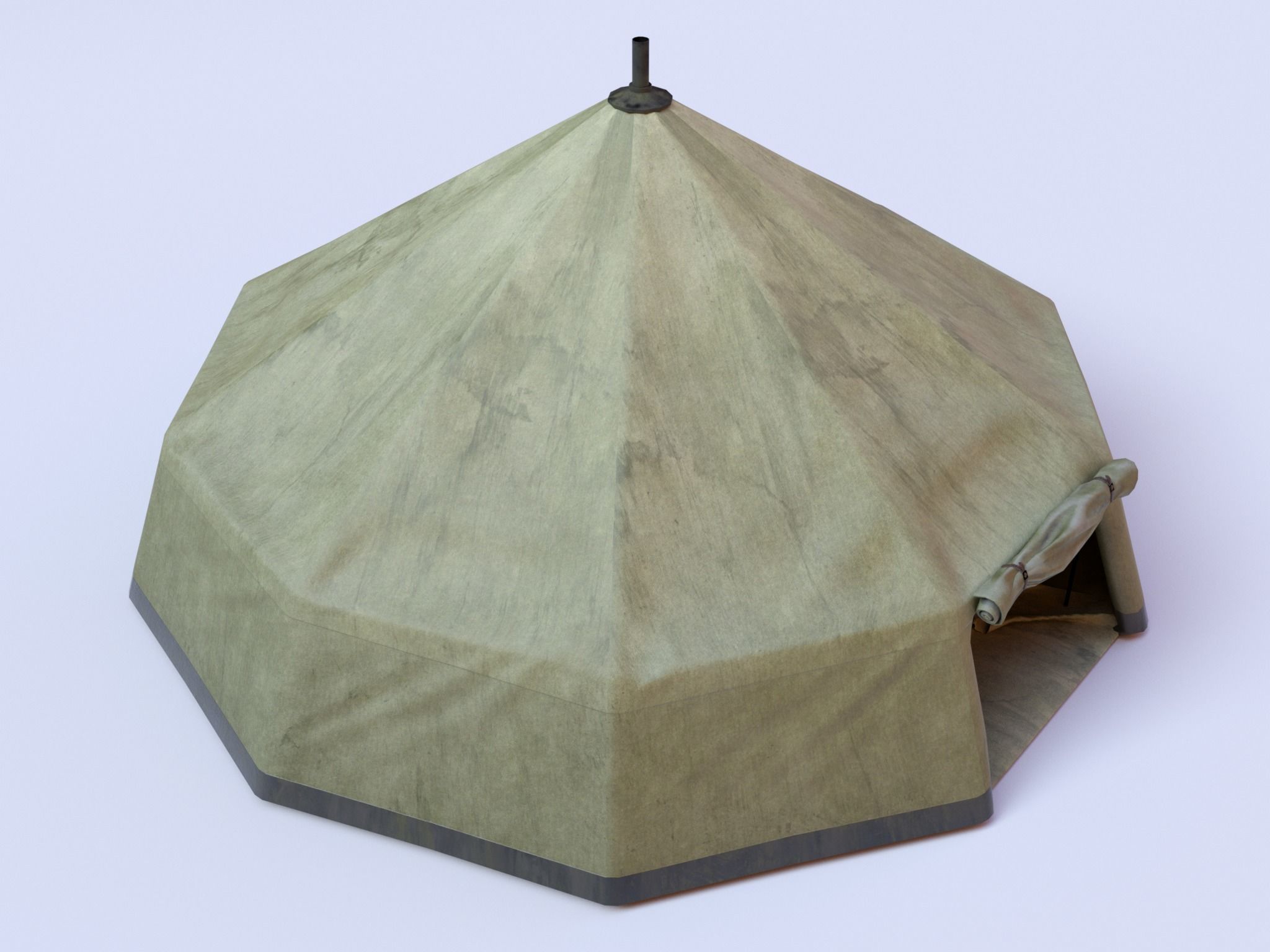 PBR Assets - Camping Tent Low-poly 3D model_6