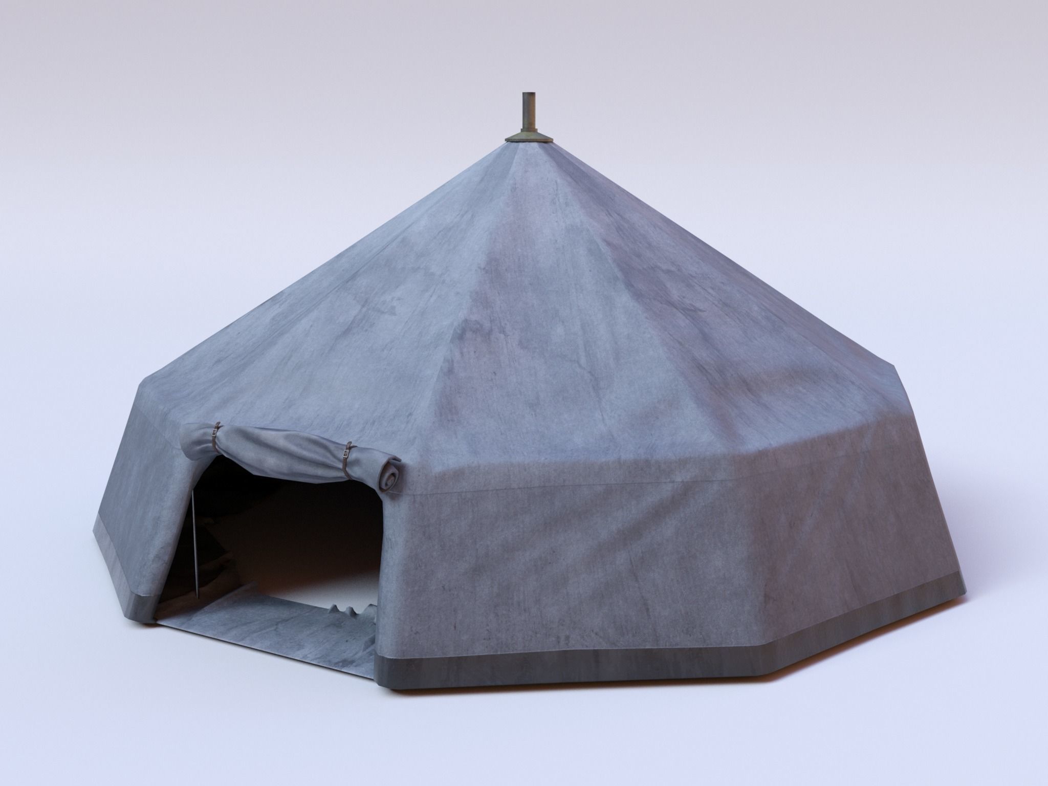 PBR Assets - Camping Tent Low-poly 3D model_9