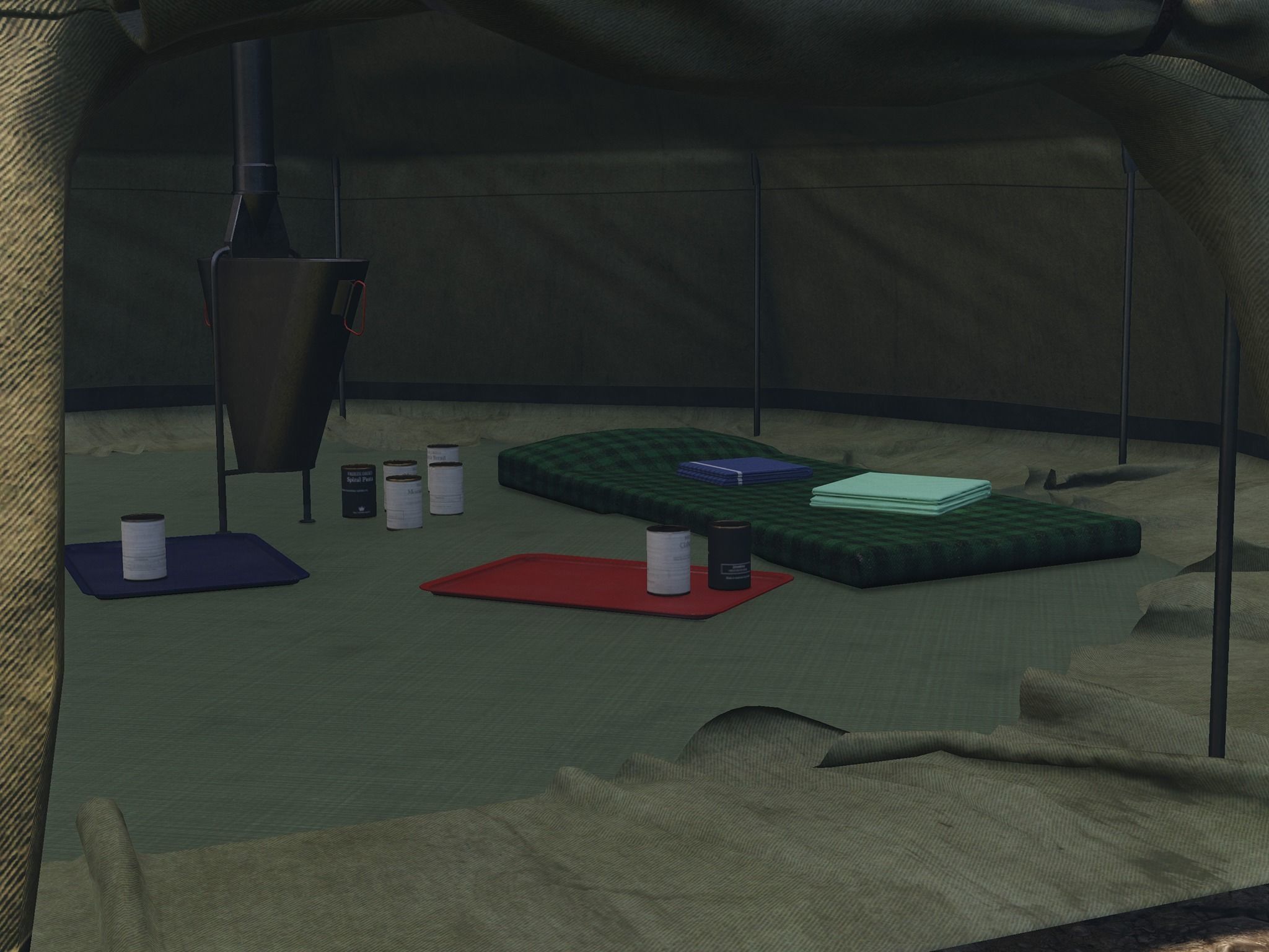 PBR Assets - Camping Tent Low-poly 3D model_1