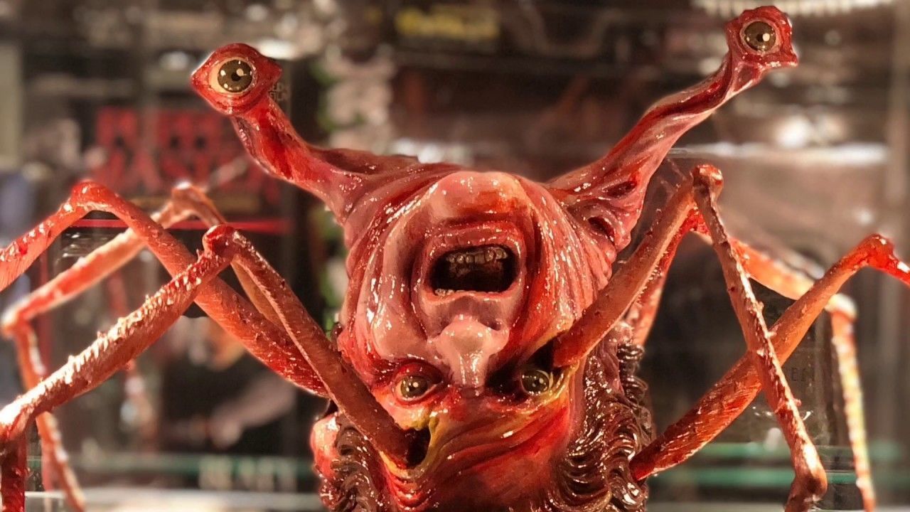 The Thing Spider head 3rd scale 3D print model_7