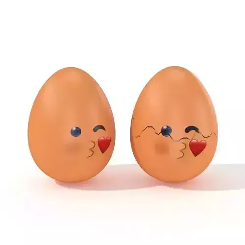 Egg Cracked Emoji N022