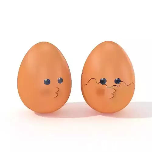 Egg Cracked Emoji N021