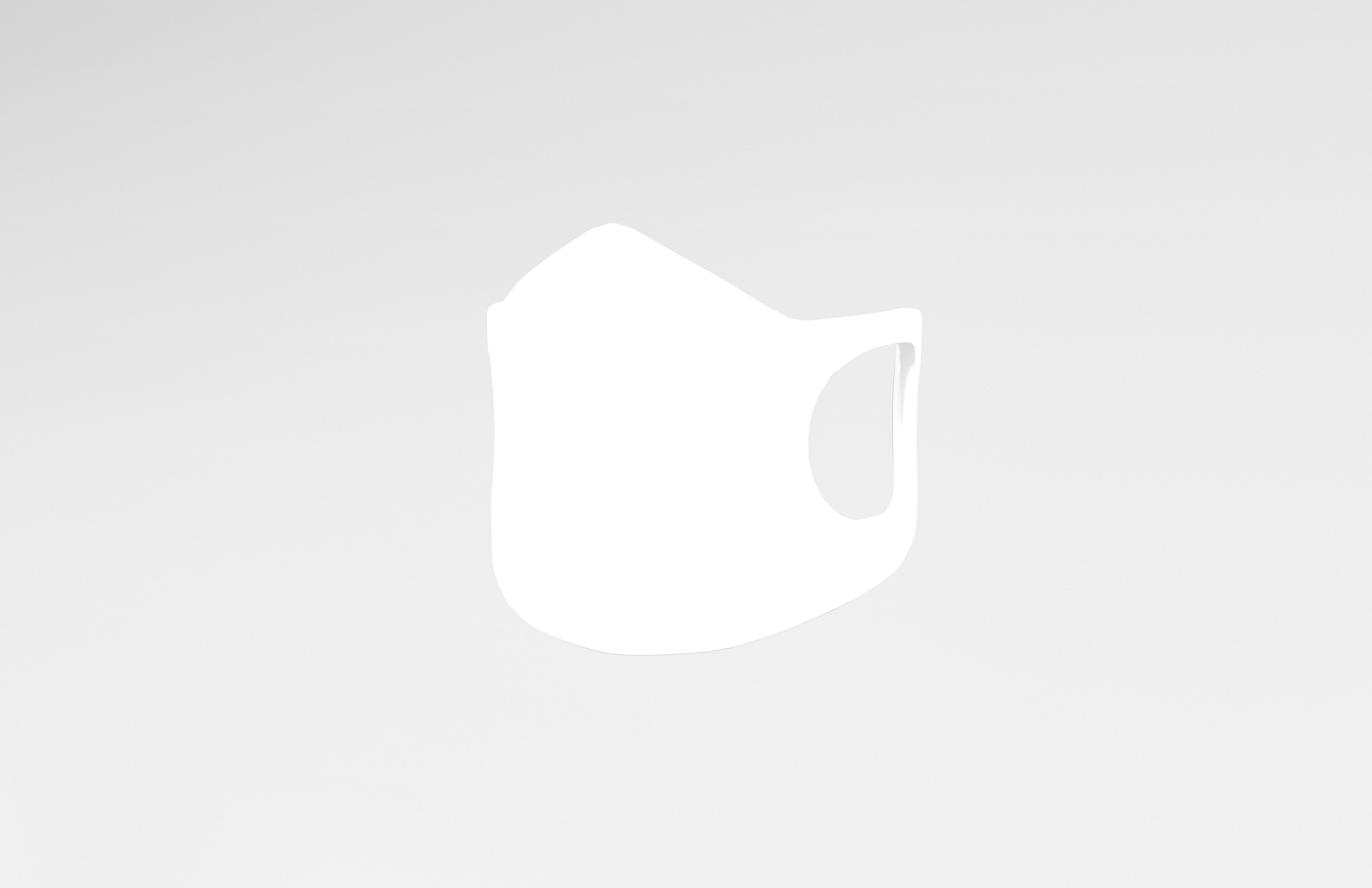 Medical Masks v1 005 Low-poly 3D model_1