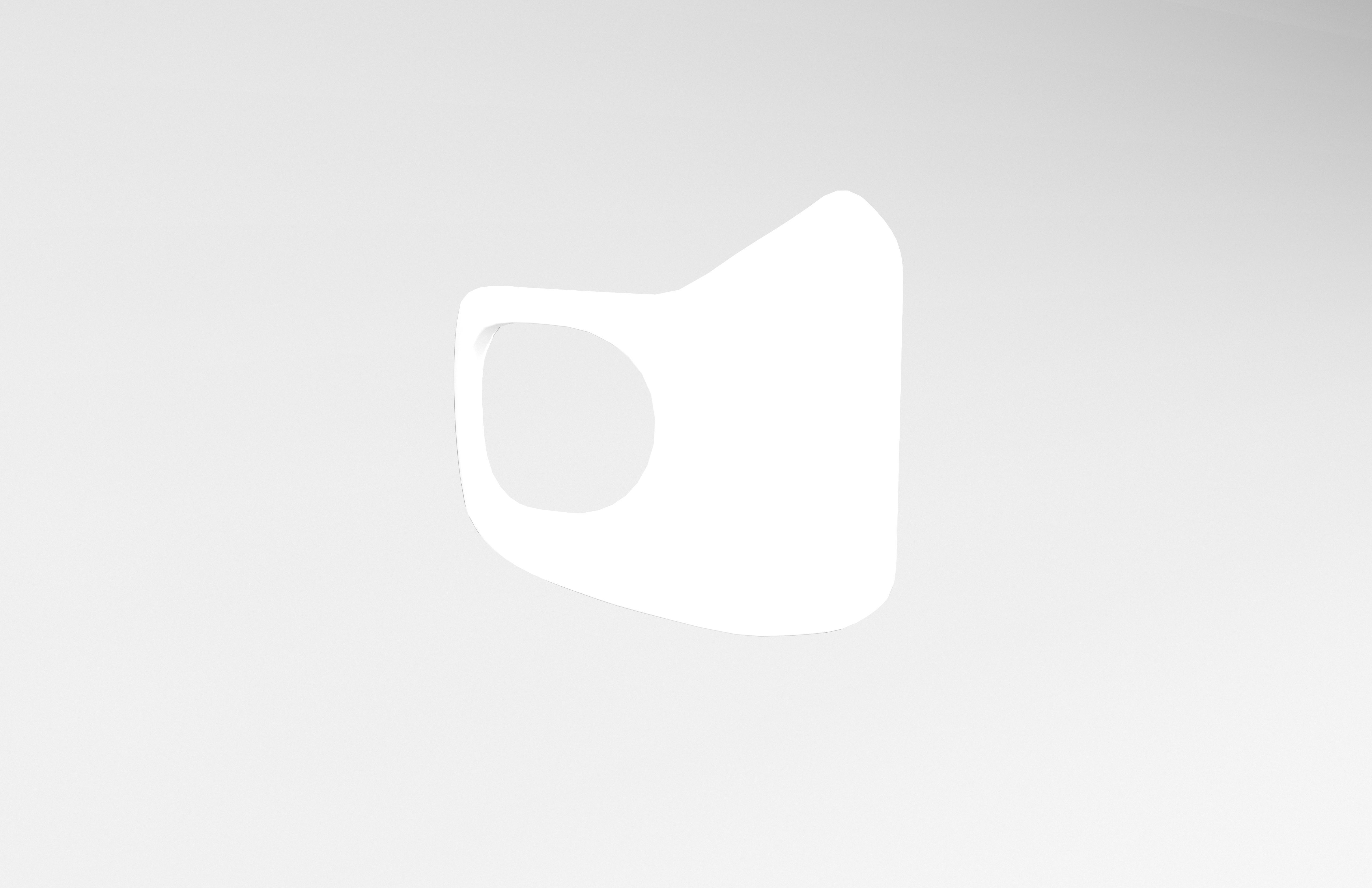 Medical Masks v1 005 Low-poly 3D model_3