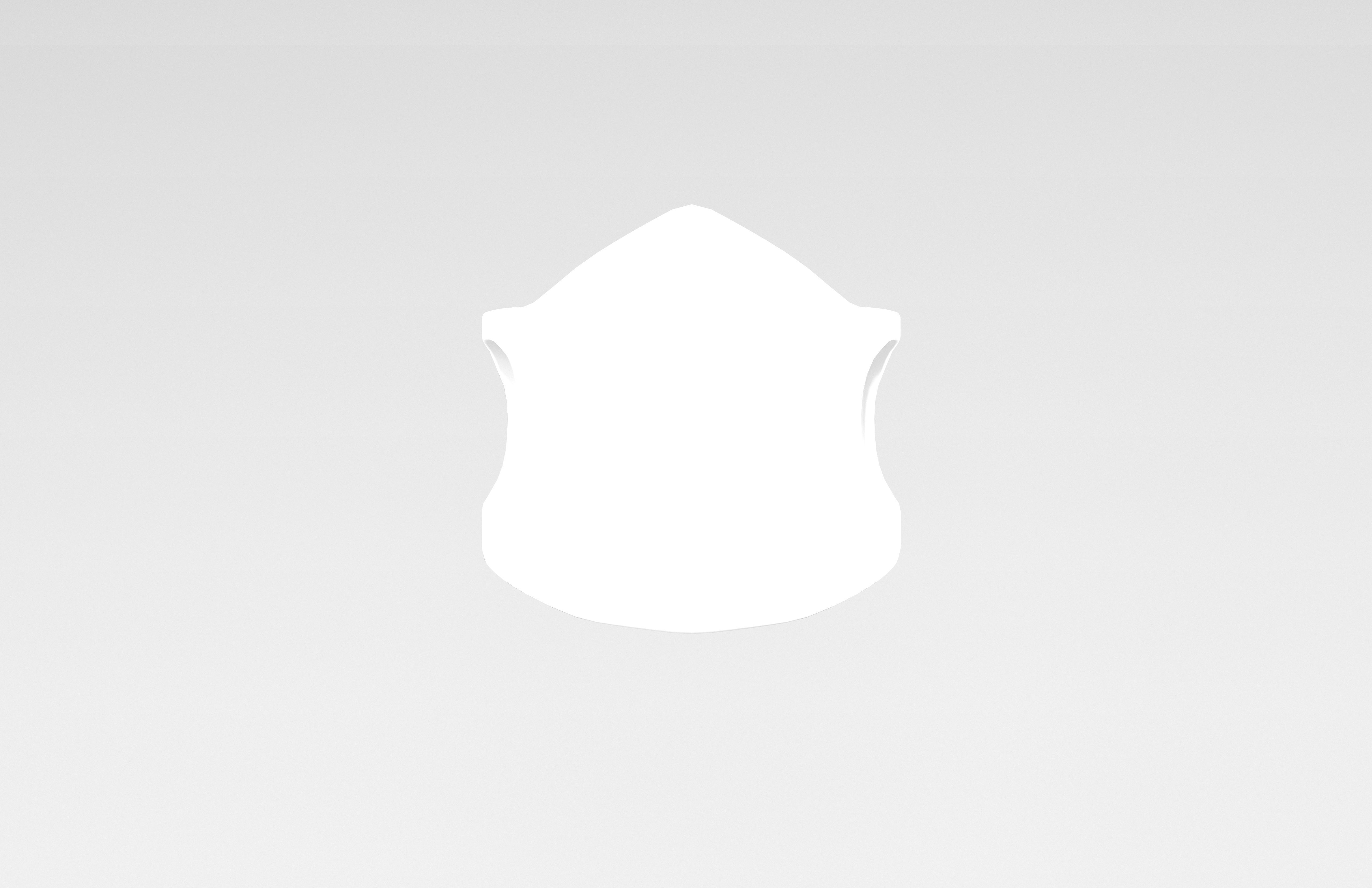 Medical Masks v1 005 Low-poly 3D model_2