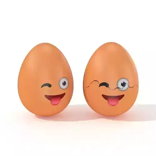 Egg Cracked Emoji N016