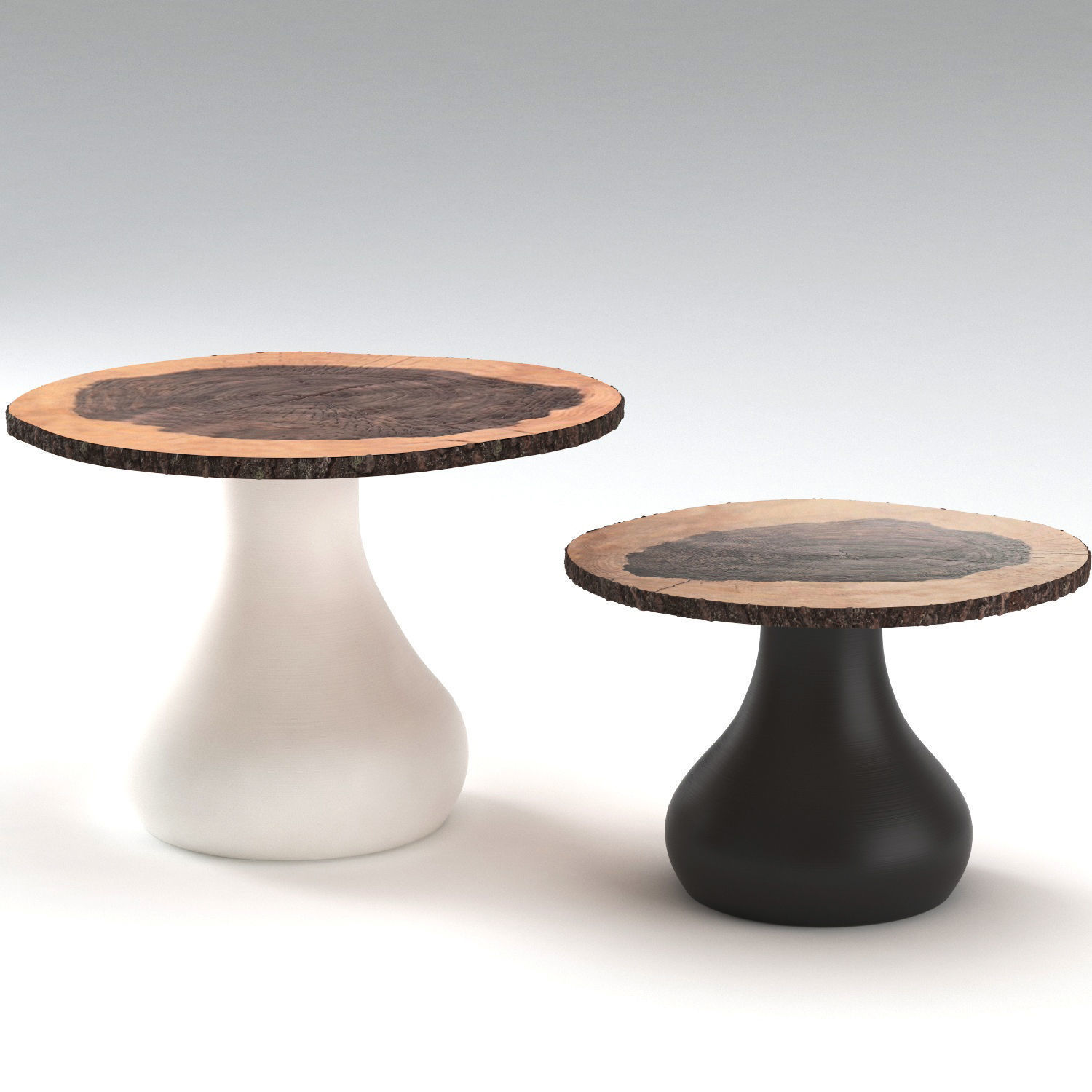 Rio Coffee Table Low-poly 3D model_1