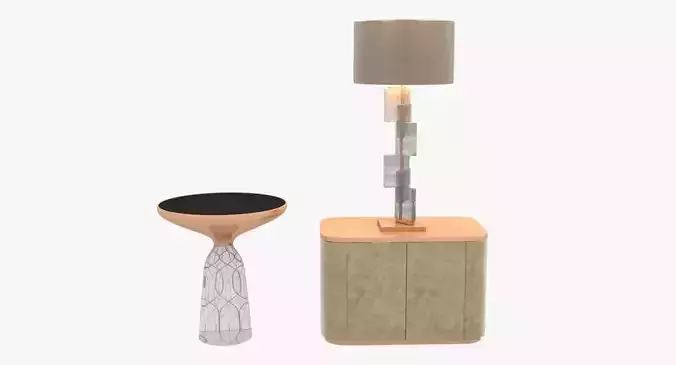 Donghia ESHA ALTA LAMP and classicon bell table