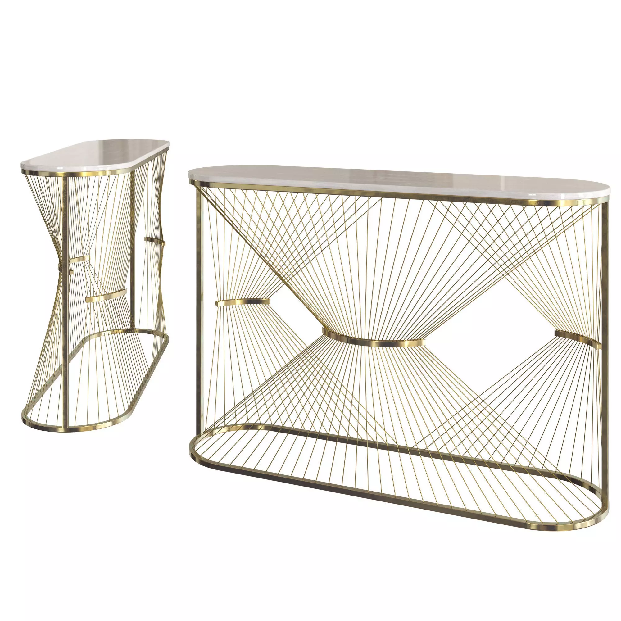 Lamberti Design Aegis Console Table 3D model