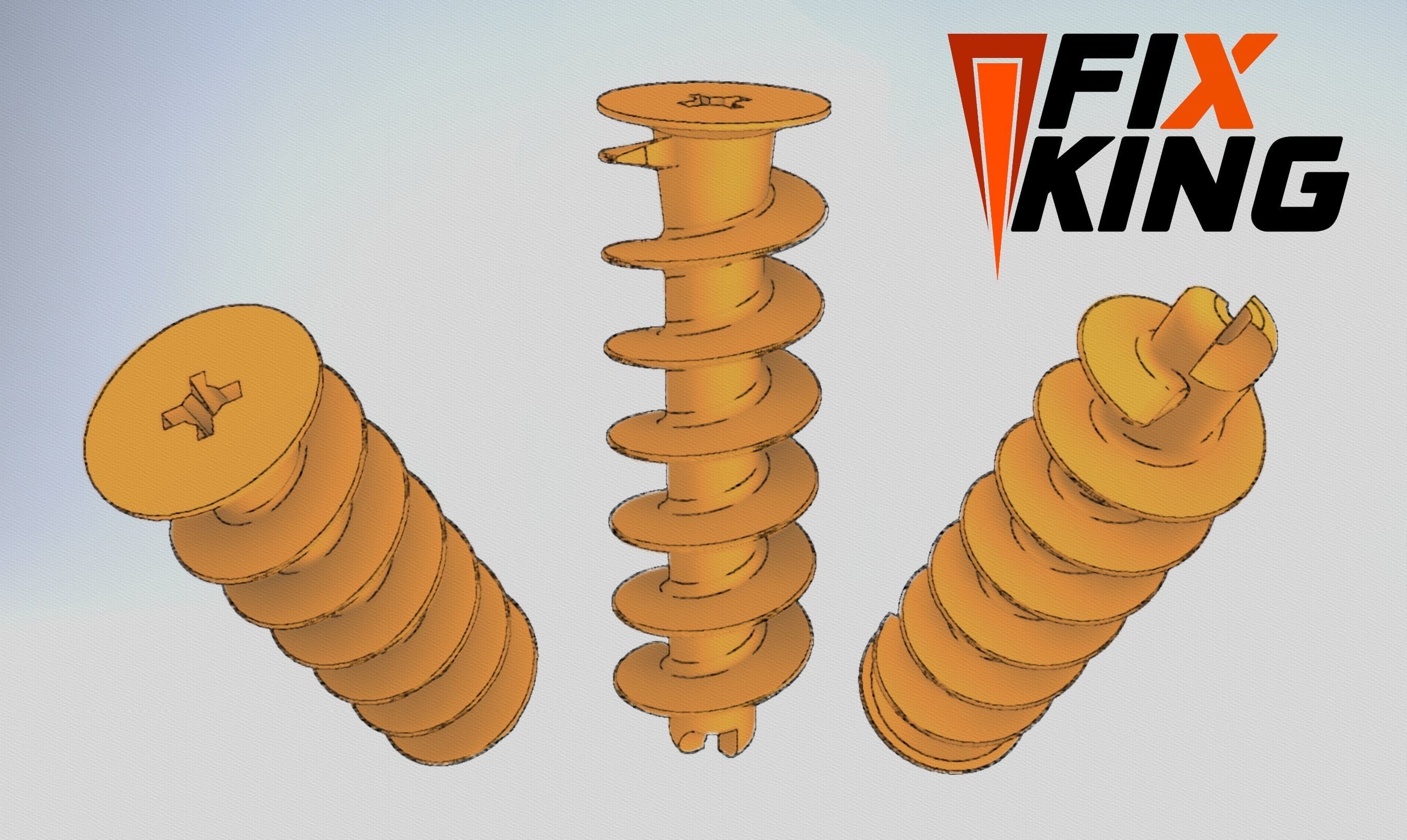 E35-E75 EIFS Insulent Plug Set by FIXKING 3D print model_3